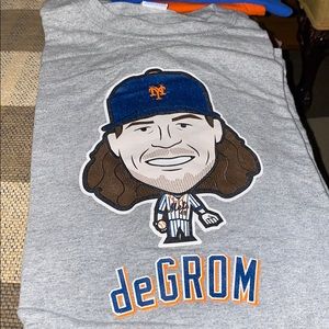De Grom Mets Men’s Grey Shirt